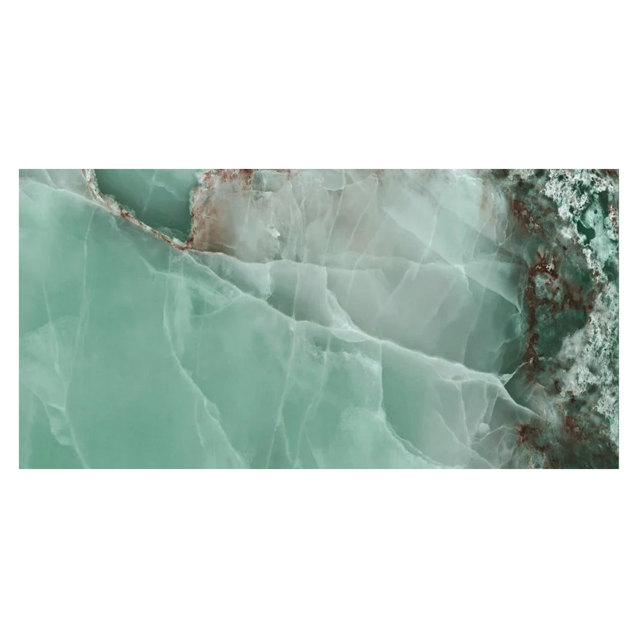 Baldocer Cerámica Onyx Turqouise Polished Tegel 60x120cm